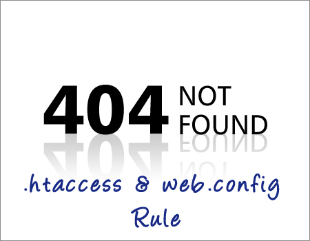 web.config rule for 404 not found